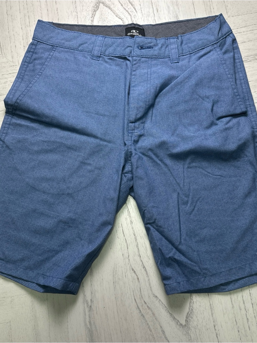 O'Neill Men's Blue Striped Casual Shorts Size 30